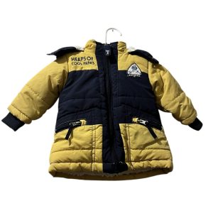 Parka Black And Blue / Talla 3 meses